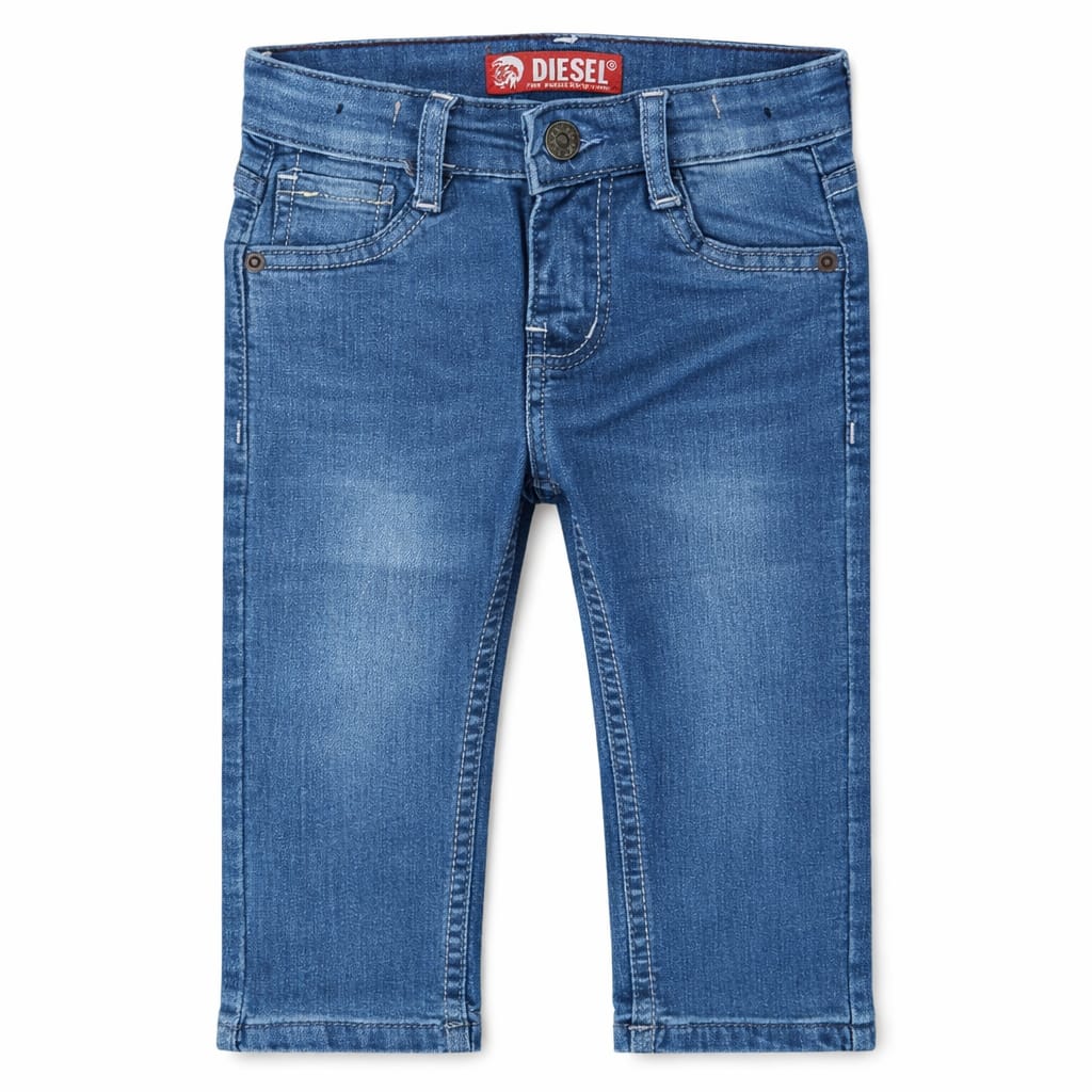 Diesel Slim Fit Sweat Jeans in Dark Blue