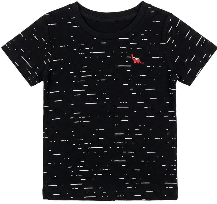 Boys Lenne T-shirt with Dinosaur Embroidered  (BG-000320)