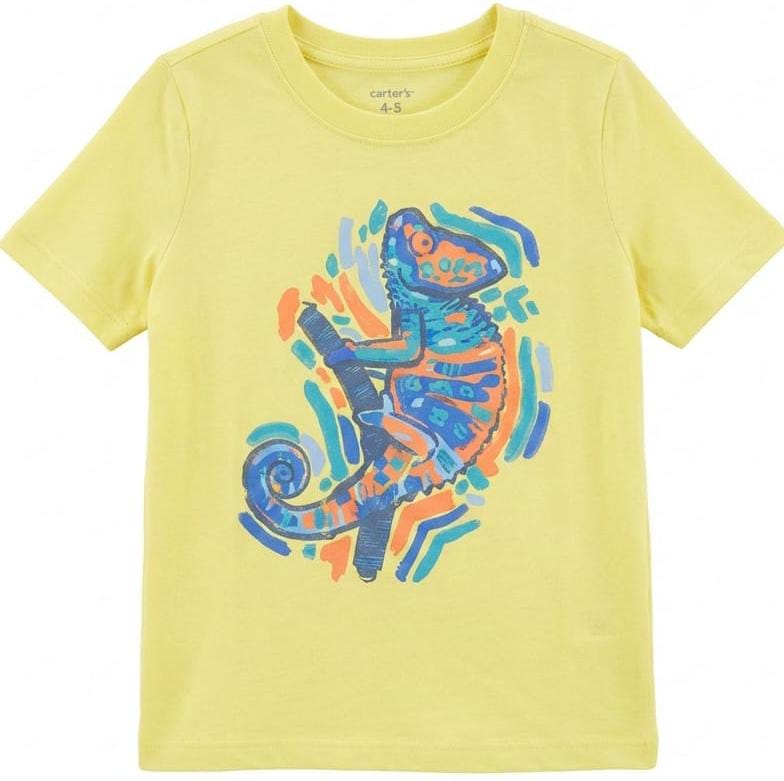 Boys Carters Neon Chameleon Graphic Tree (BG-000321)