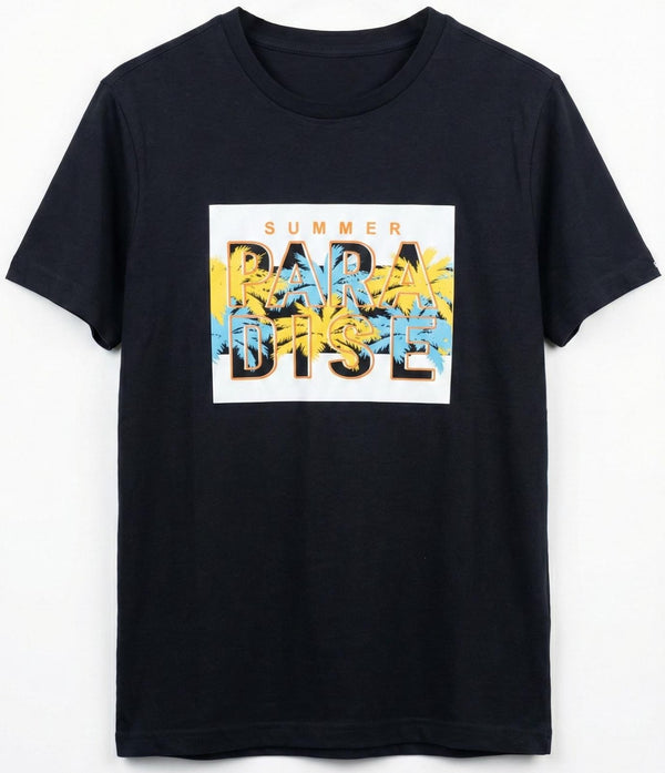 Boys T-shirt with Summer Paradise Palm Tree (BG-000342)