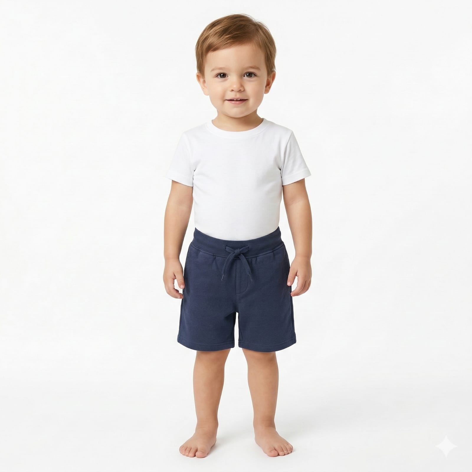 Dark Navy Blue Childerns Shorts (BG-000423)