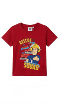 Red Fireman Sam Brand Graphic T-shirt (BG-000351)