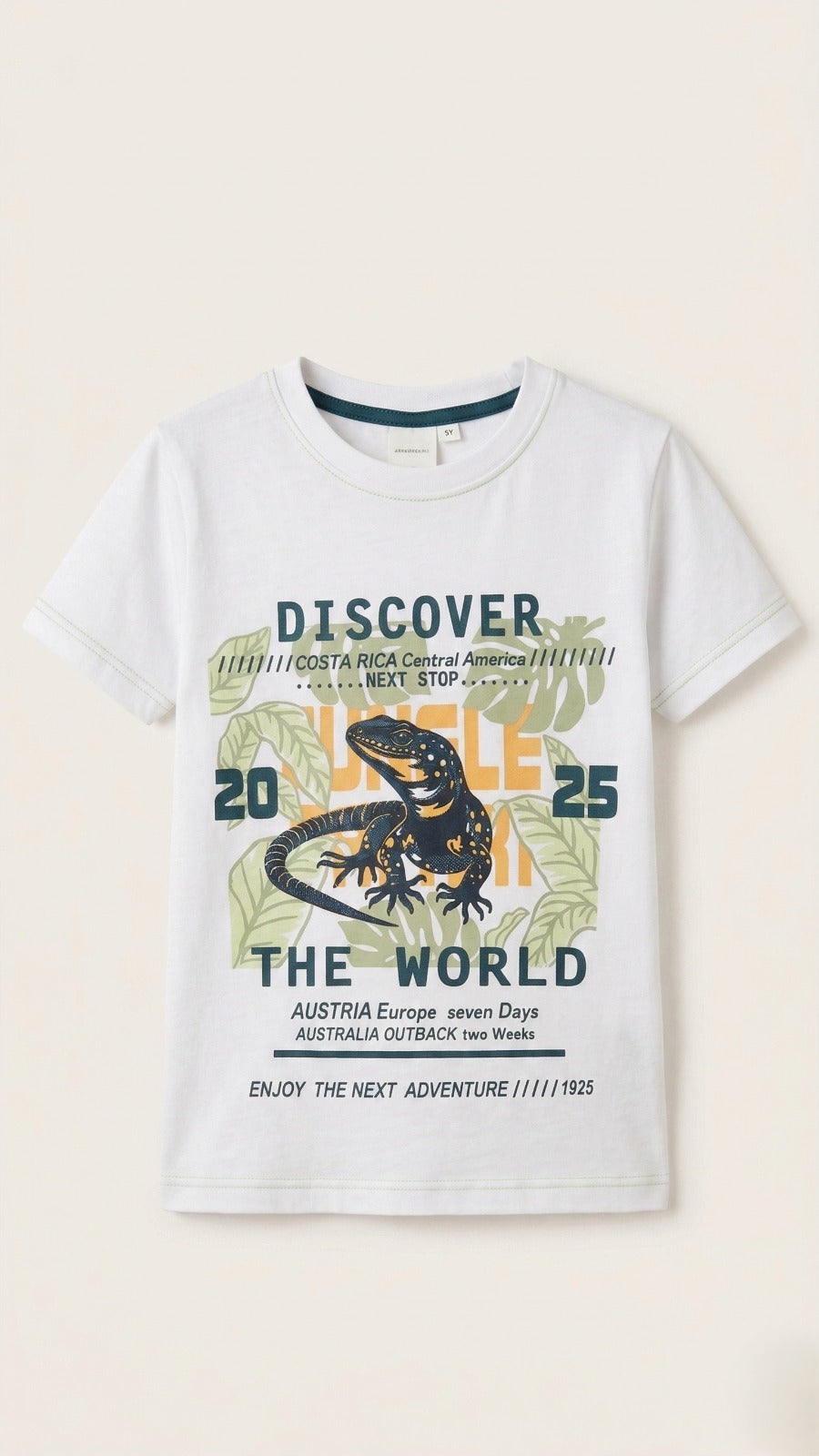 White with Discover the World (BG-000443)
