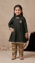 BREAKOUT GREEN 3 PC KURTI (BG-000816)