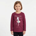 Dark Purple Long Sleeved shirt with Glittery Dancer Graphic (BG-000308)