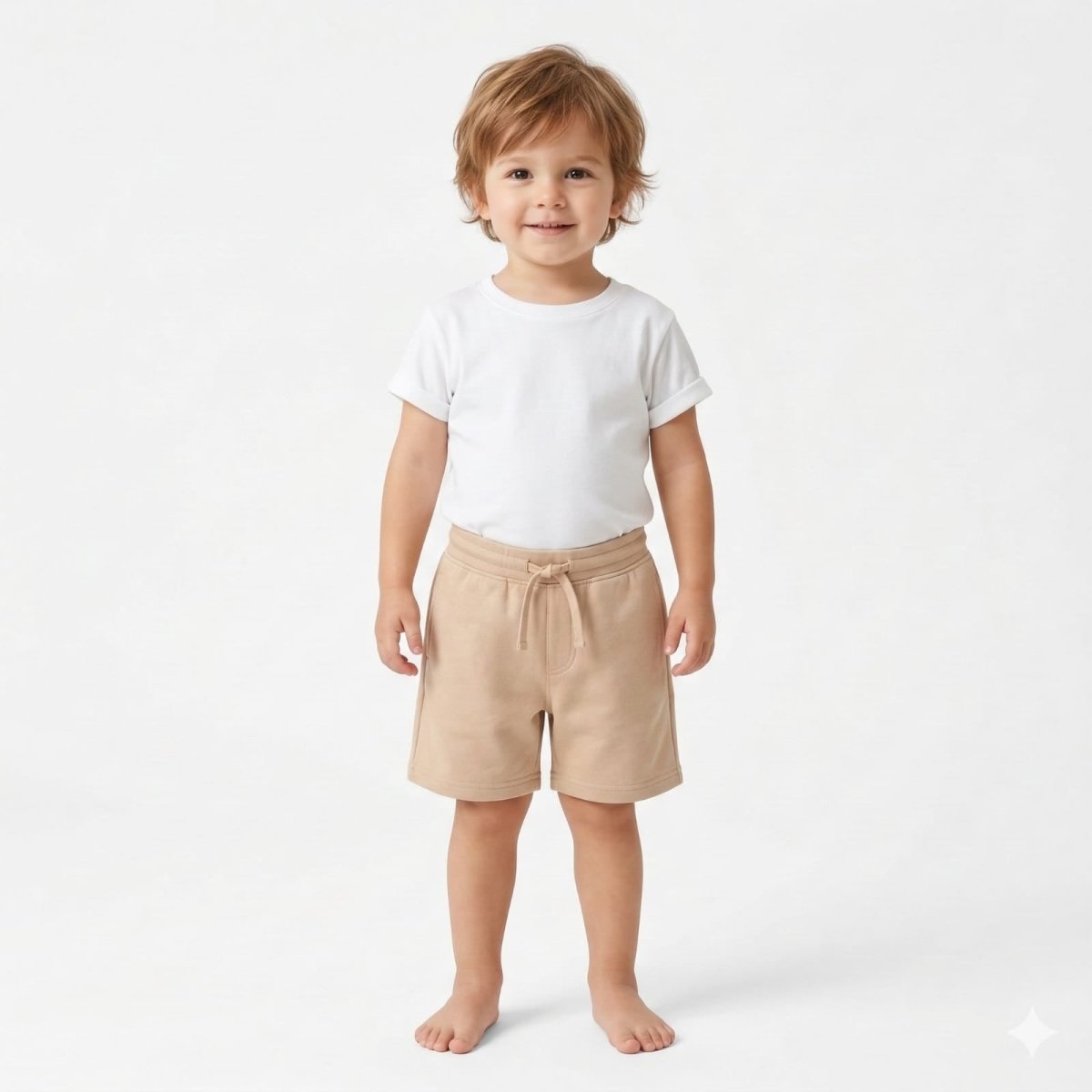 Beige Childerns shorts (BG-000420) - nikkers