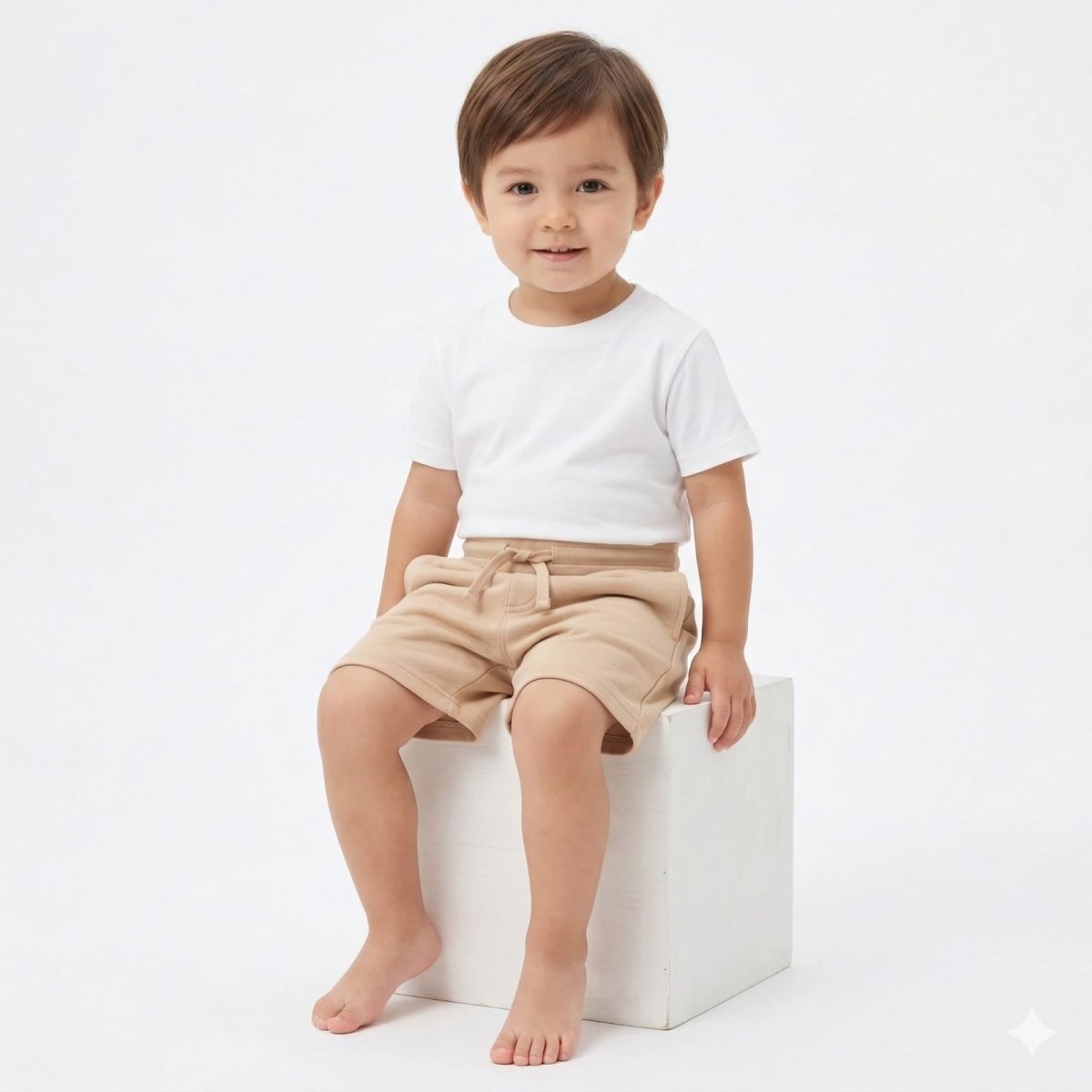 Beige Childerns shorts (BG-000420) - nikkers