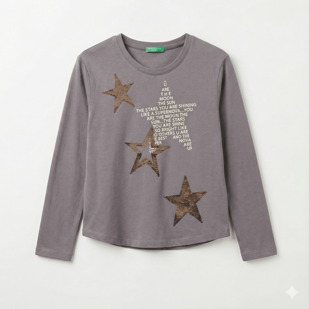 Benetton Long Sleeved Shirt with Sequins (BG-000152)