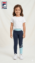 Black & Blue Fila Legging (BG-000513) - girl tights
