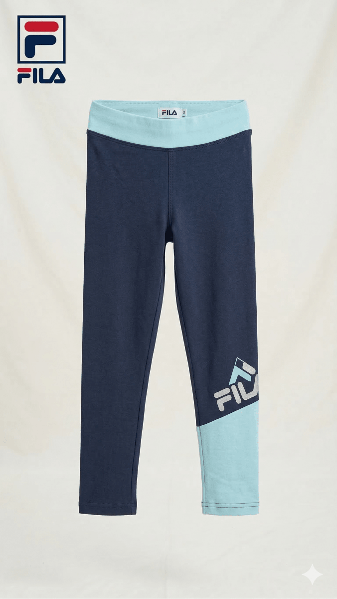 Black & Blue Fila Legging (BG-000513) - girl tights