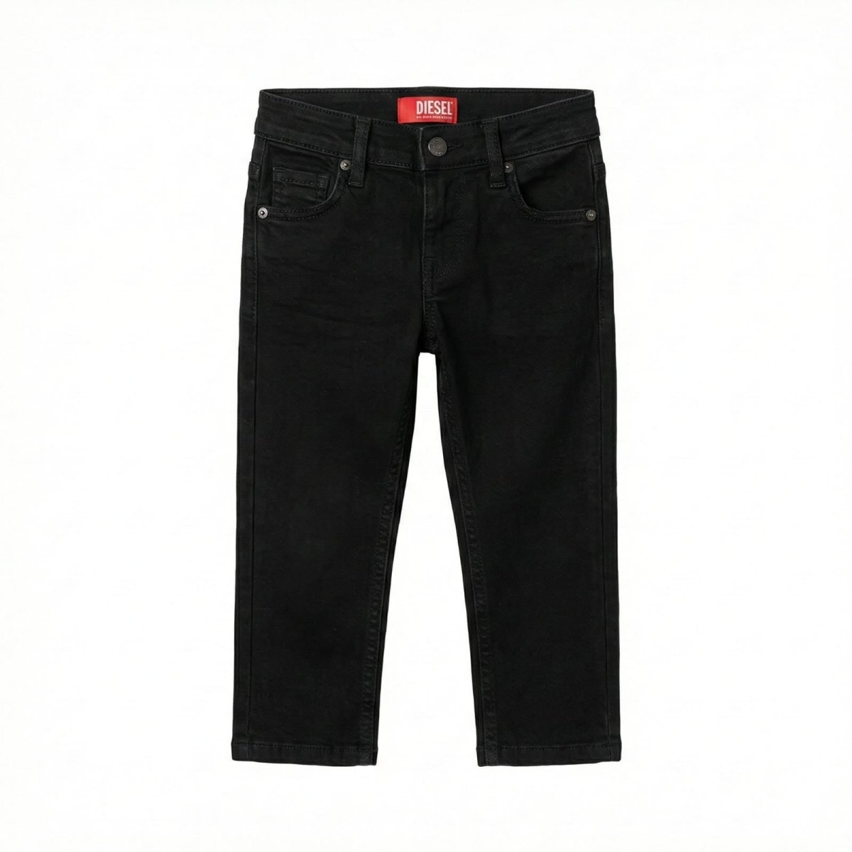 Black Diesel Boys Slim Fit Denim Jeans (BG-000195)