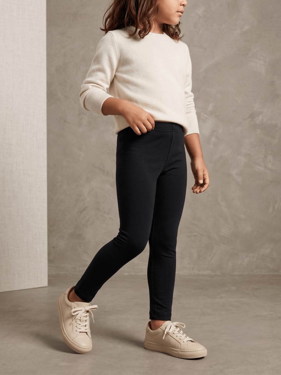 Black Leggings-Summer (BG-000612) - girl tights
