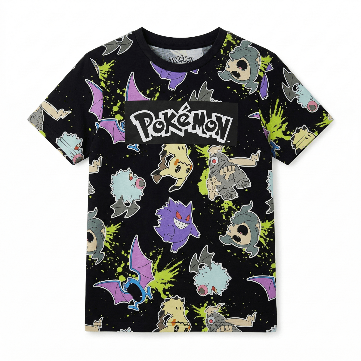 Black Pokemon Character T-shirt (BG-000406) - boy tshirt