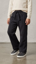 Black Winter Terry Trousers with Drawstring Waist ZARA (BG-000958)