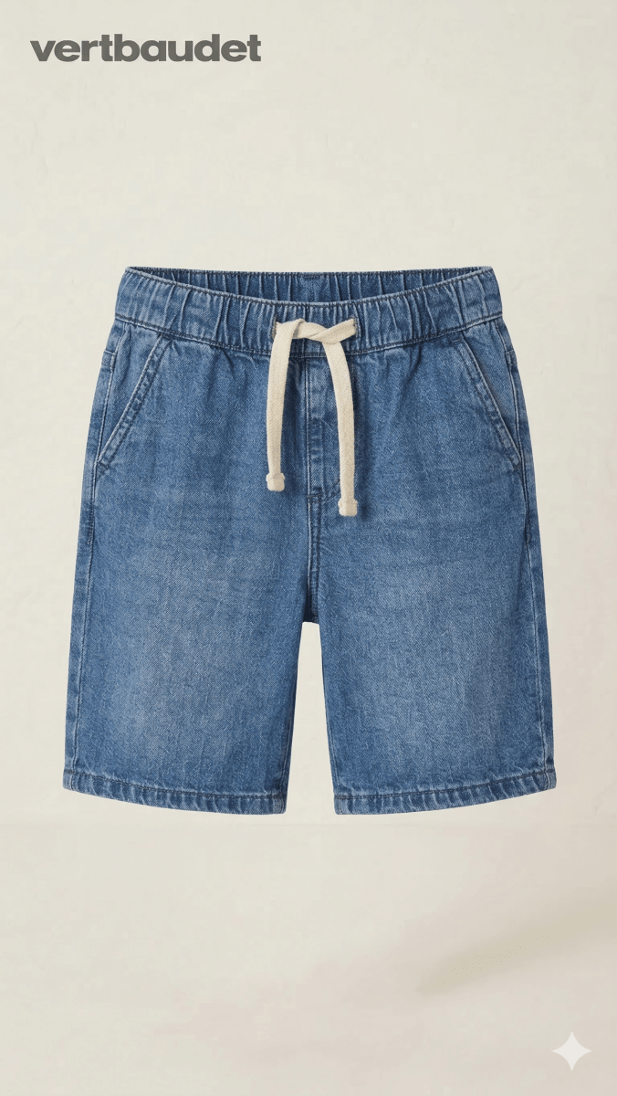 Blue Denim Shorts "Vertbaudet" BG-000505 - nikkers