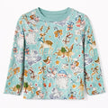 Blue Goose Print Christmas Top (BG-000177)