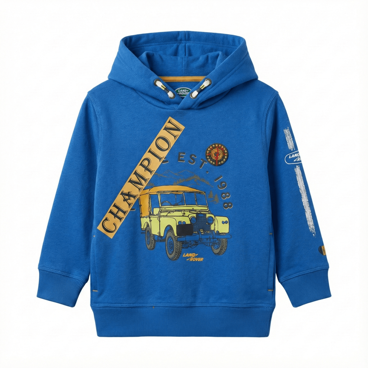 Blue Land Rover "Champion" Graphic Pullover Hoodie (BG-000079)