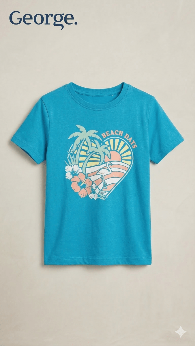 blue with beach days BG-000447 - blouse