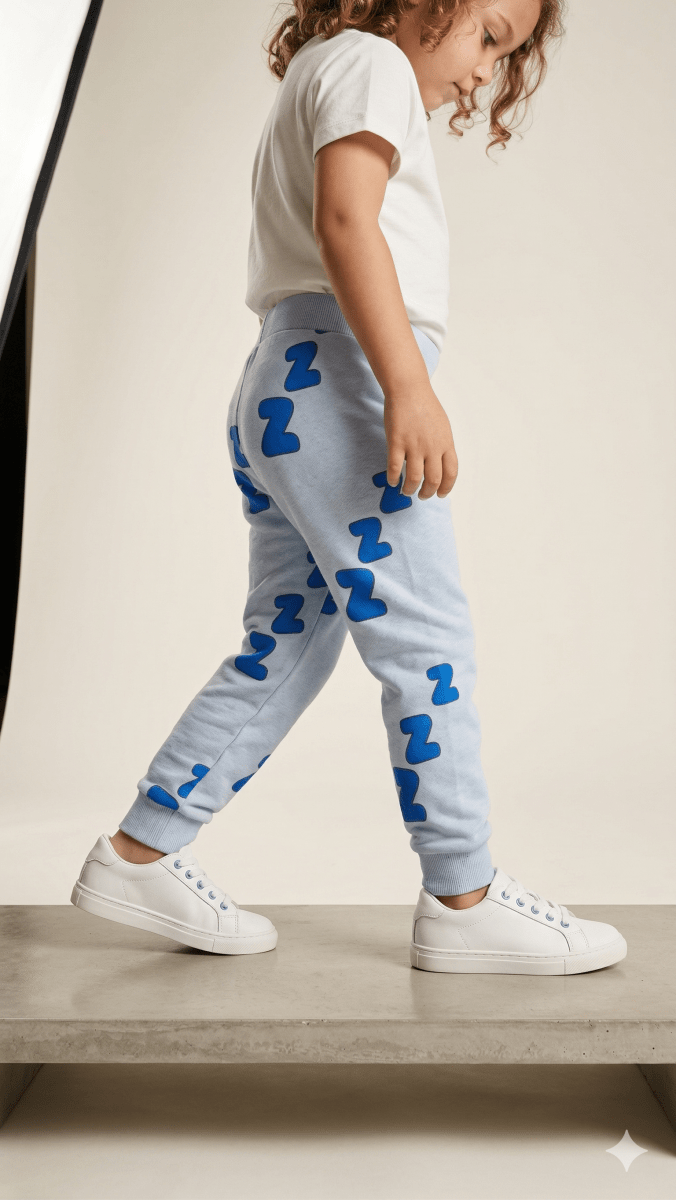 Blue "Z" Graphic Joggers (BG-000524) - Unisex trouser