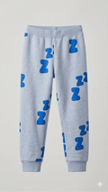 Blue "Z" Graphic Joggers (BG-000524) - Unisex trouser