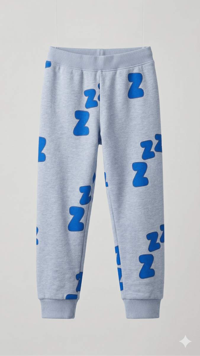 Blue "Z" Graphic Joggers (BG-000524) - Unisex trouser
