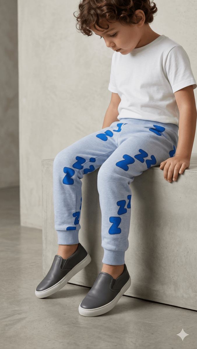 Blue "Z" Graphic Joggers (BG-000524) - Unisex trouser