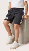 Boys Black Sportswear Dry-Fit Type Shorts (BG-000550) - nikkers