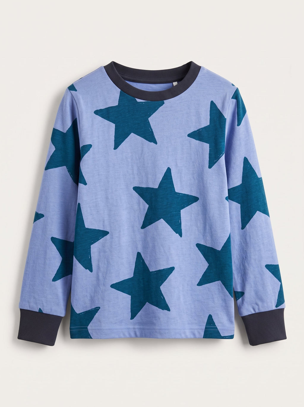 Boys Blue All-Over Star Print Long-Sleeve T-Shirt Next (BG-000988)