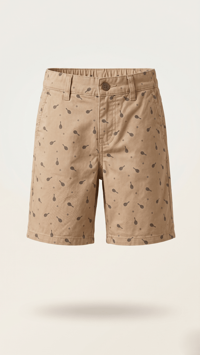 Boys Cotton Skin Nikker with Rackets Print (BG-000552) - nikkers