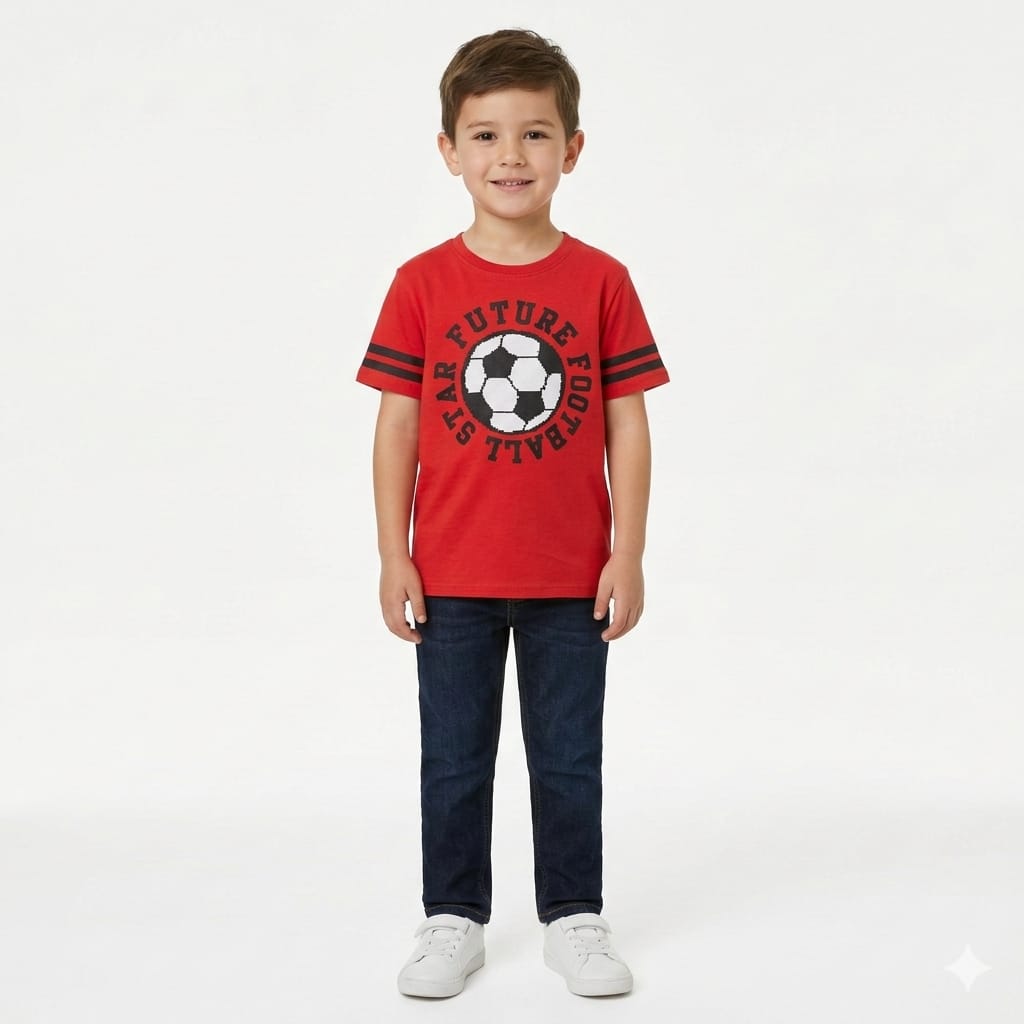 Boys Football T-shirt (BG-000310) - boy tshirt