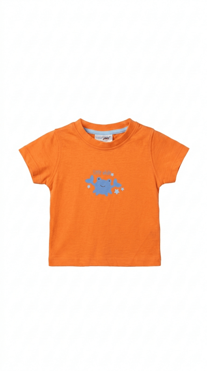 Boys Multi-Packs Casual T-Shirts in Orange & Blue Color (BG-000354) - boy tshirt