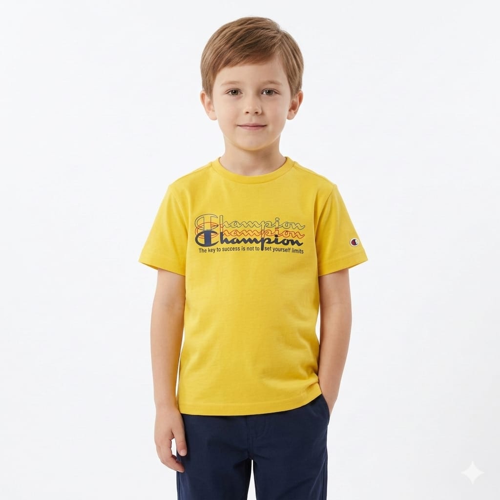 Boys T-shirt with Champion Print (BG-000319)