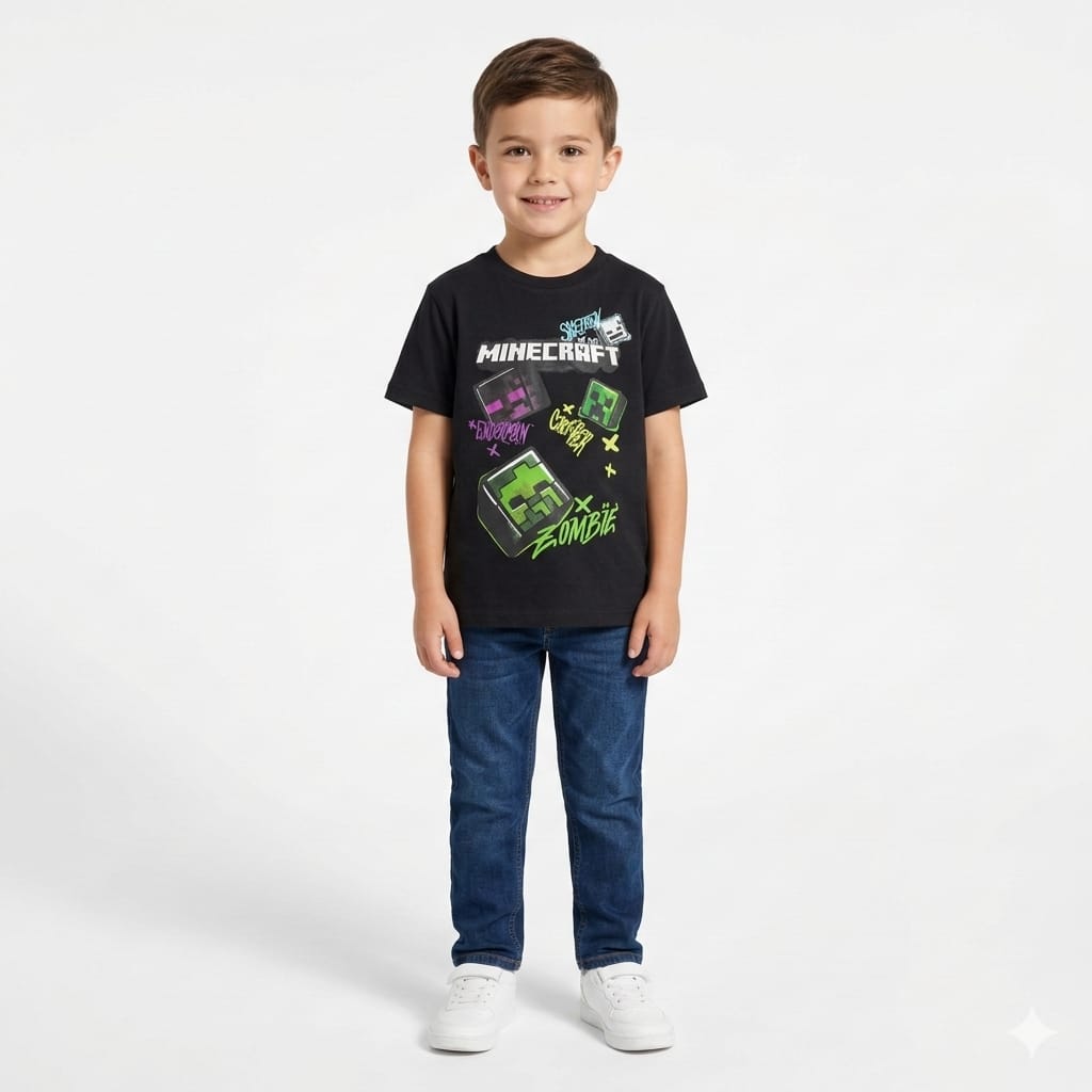 Boys T-shirt with Minecraft Print (BG-000314)