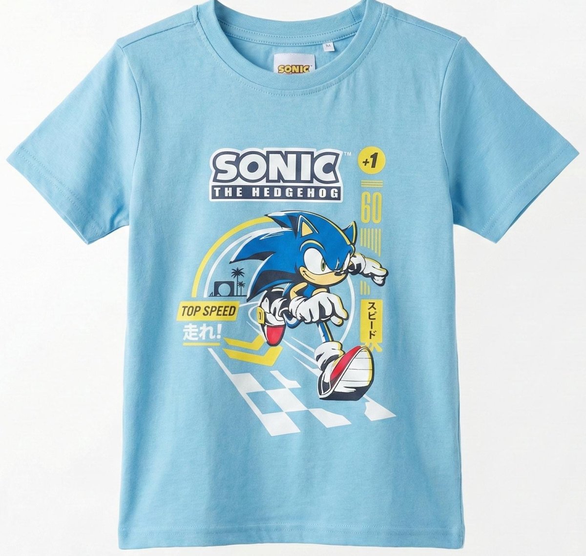 Boys T-shirt with Sonic Character Print (BG-000333) - boy tshirt