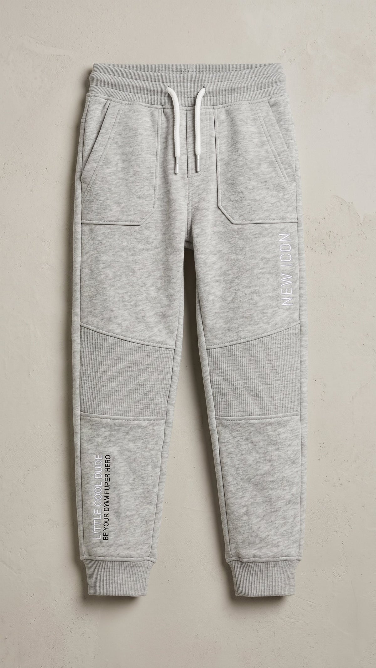 Boys Winter Grey "New Icon" Jogger Trousers (BG-000964)