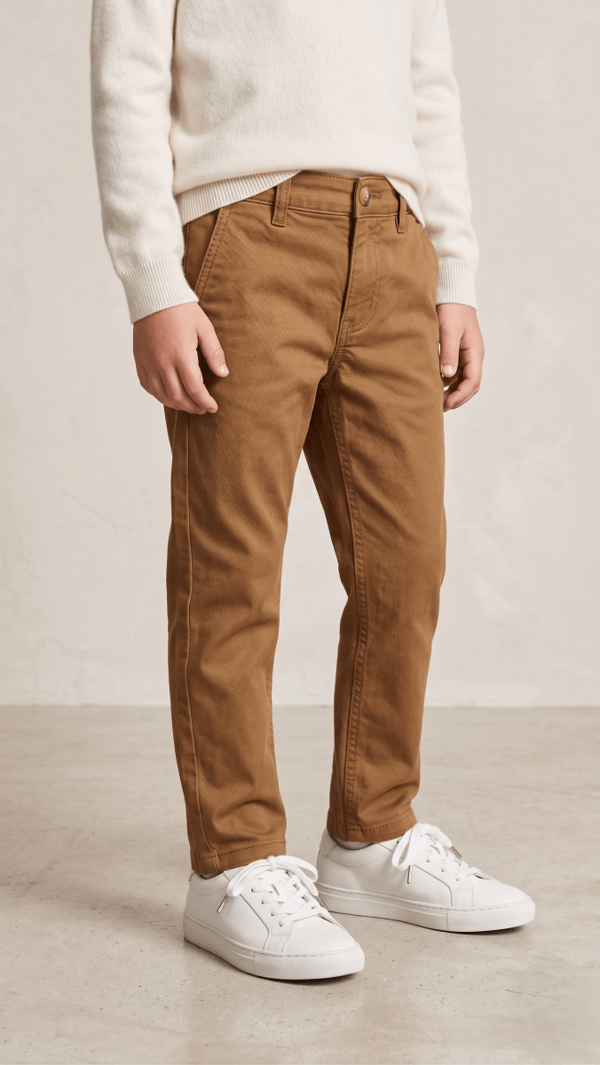 Brown Elasticated Cino Pants (BG-000362)