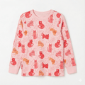 CA Girl Baby Pink Full Sleeves Shirt with Cats Print (BG-000151)