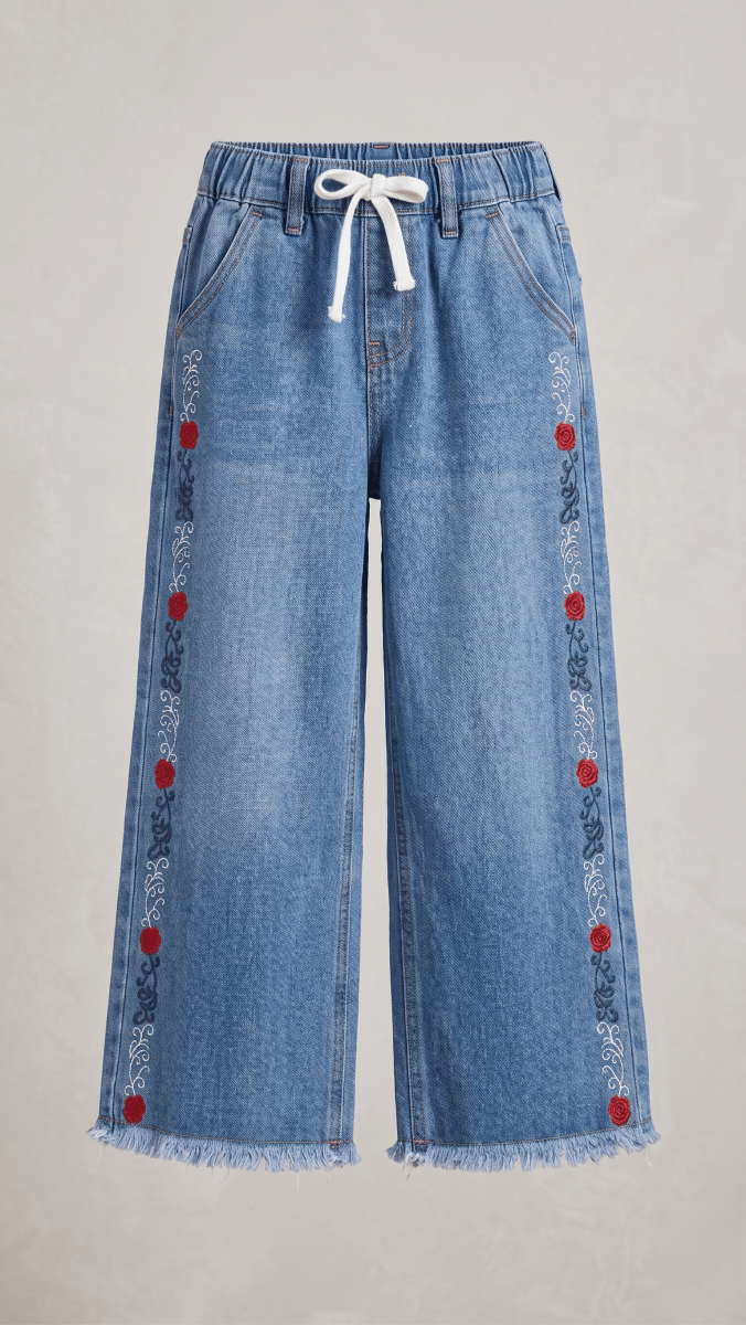 DARK BLUE GIRLS PANT (BG-000567) - girls pants