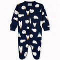 Dark Blue Romper with Polar Bear Print (BG-000128)