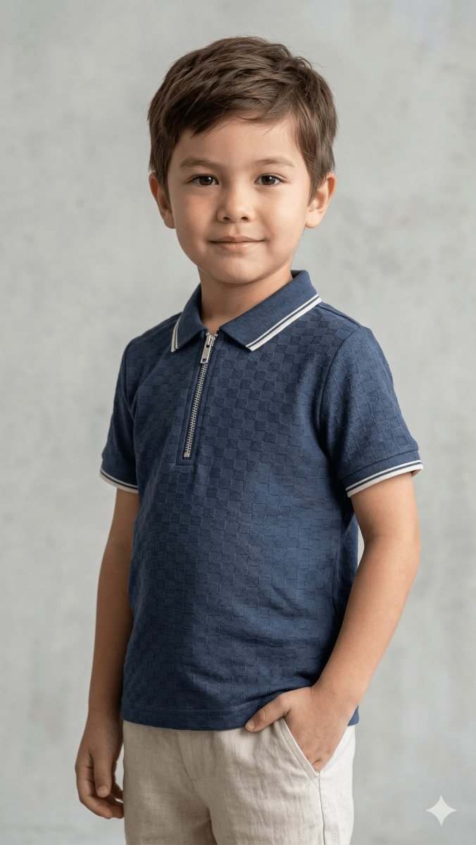 dark blue with zip BG-000476 - polo