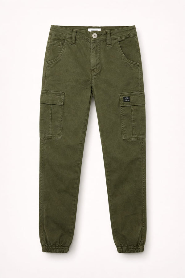 Army Green Cargo Jogger Pant (BG-000370)