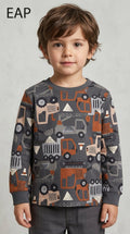 Denokids boys long sleeved cotton shirt (BG-000095)