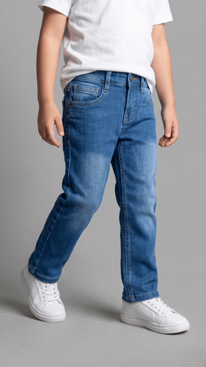 Diesel Slim Fit Sweat Jeans in Dark Blue (BG-000194) - boys pants