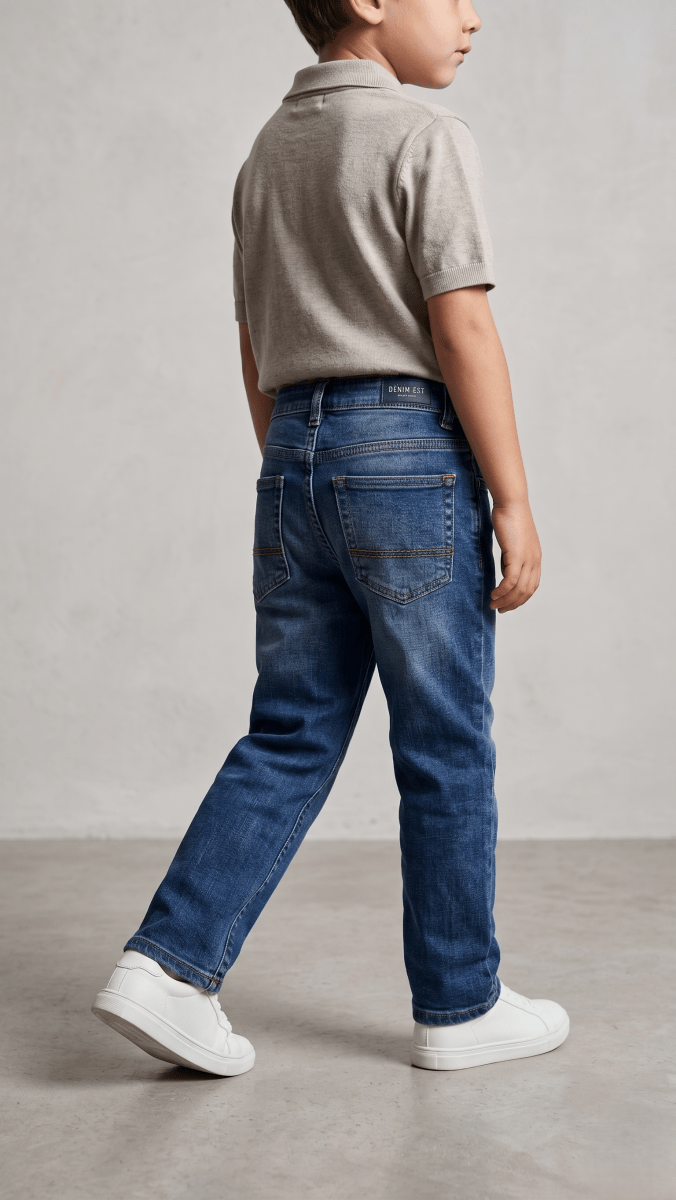 Faded denim Jeans (BG-000367) - boys pants