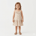 Girls Dress with Palm Tree Theme (BG-000393) - blouse