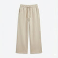 Girls Minimalist Wide-Leg Sweat Trouser - Sand Beige (BG-000189)
