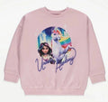 girls unicorn academy pink sweatshirt (BG-000060)