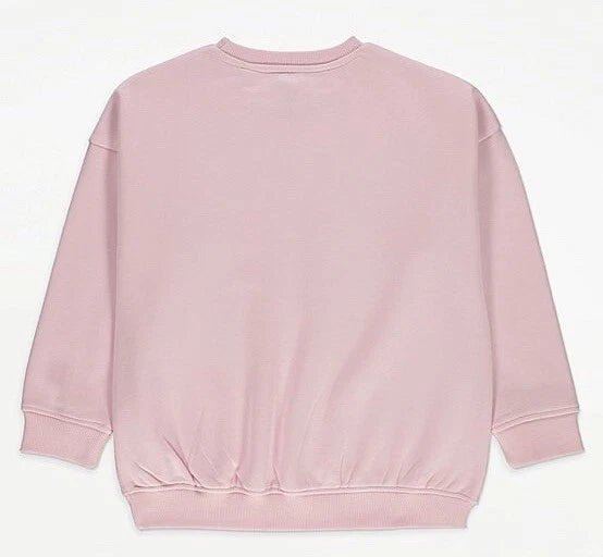 girls unicorn academy pink sweatshirt (BG-000060)