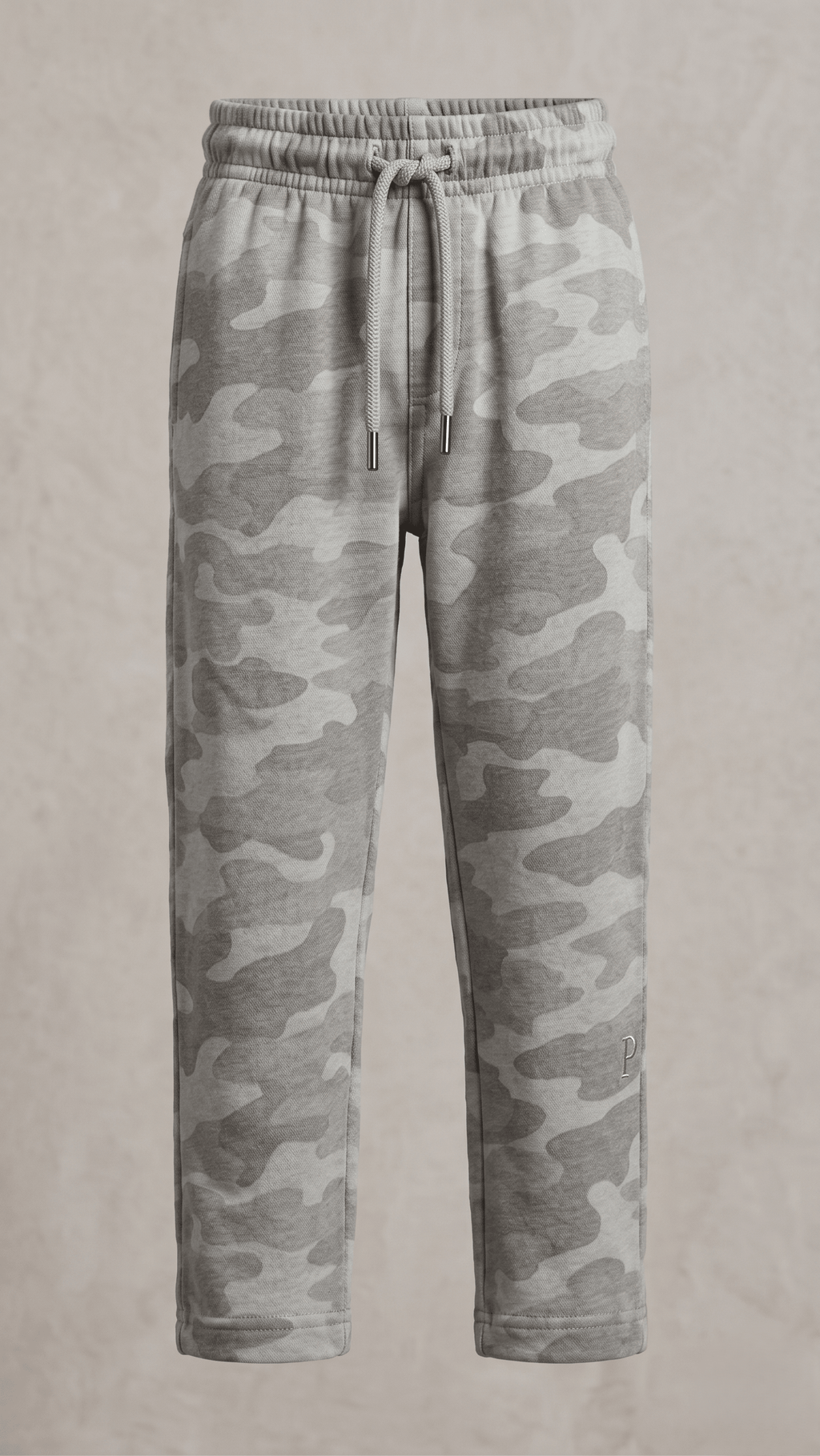 Green Camo Print Fleece Jogger Pants (BG-000621)