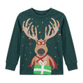 Green Long Sleeved LC Waikiki New Year themed Top (BG-000307) - blouse